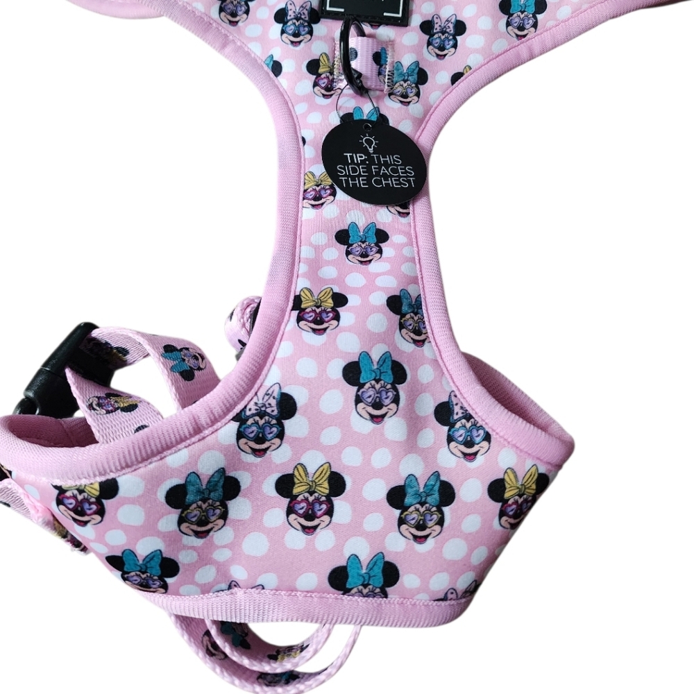 Sassy Woof Minnie Mouse Dog Harness Nwt